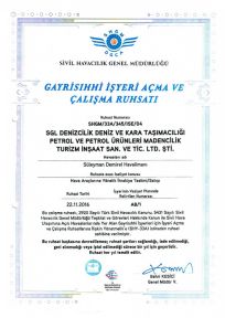 Commercial License of Isparta Süleyman Demirel Airport