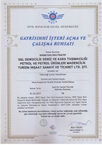 Commercial License of Tekirdağ Çorlu Airport